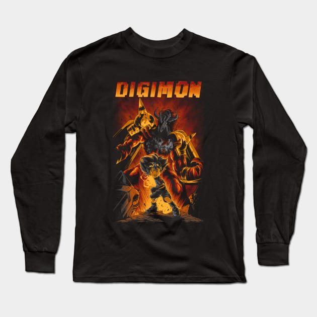 DIGIMON Long Sleeve T-Shirt by Noizfanart